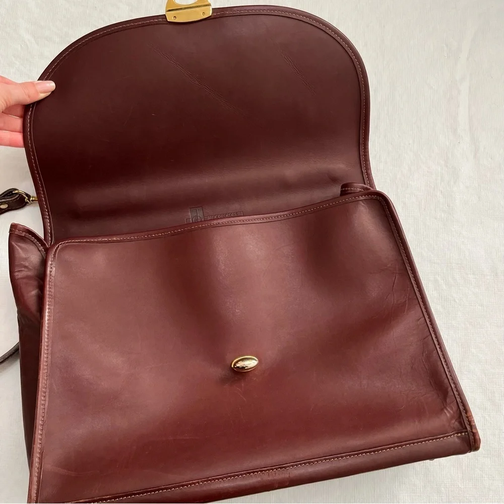 Jack Georges Leather Briefcase Bag